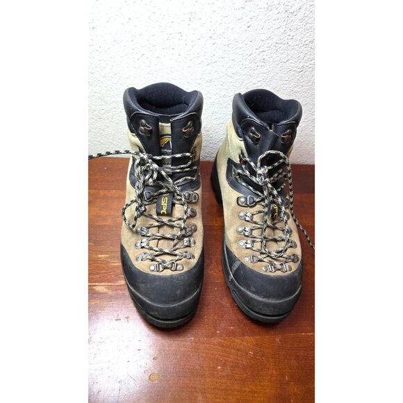 La Sportiva Makalu Mountaineering Men\'s Brown Leather Hiking Boots Size 11 Italy main image 4